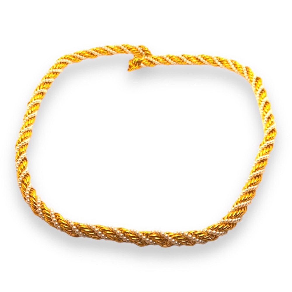 Vintage braided rope chain